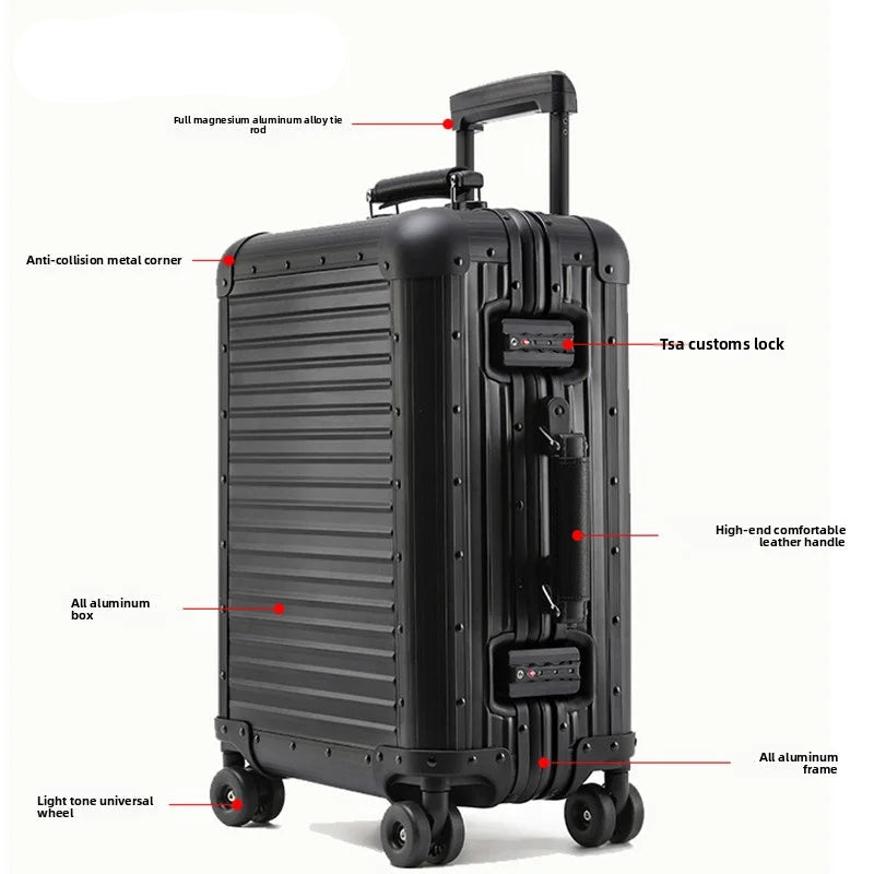 Aluminum Frame Spinner Luggage