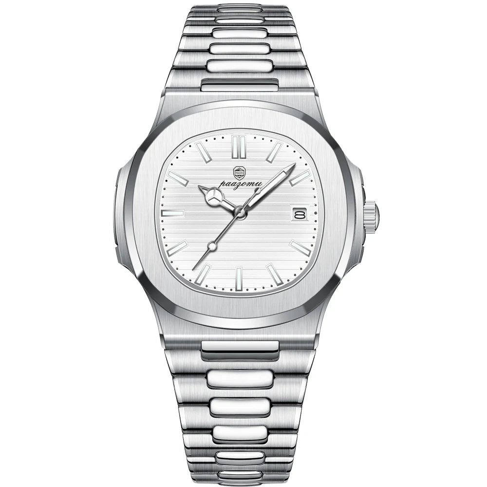 Men's Stainless Steel Quartz Watch 2025