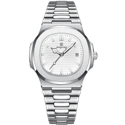 Men's Stainless Steel Quartz Watch 2025